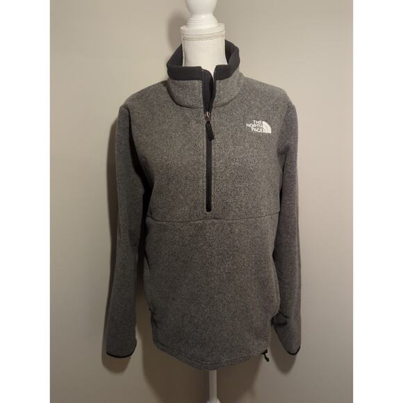 The North Face Sweaters - The North Face lower cliffs gray half zip fleece pullover
